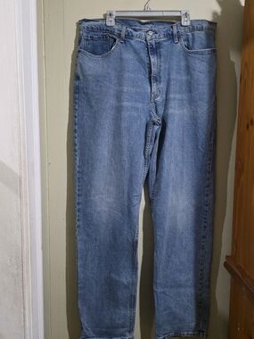 Levi's Men’s Light Blue Straight Leg Jeans Used Size 40